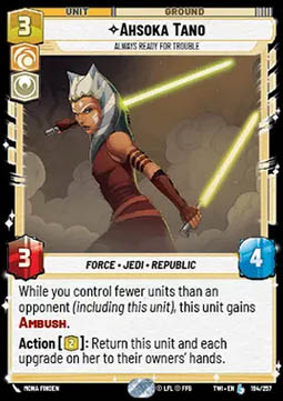 Ahsoka Tano, Always Ready For Trouble